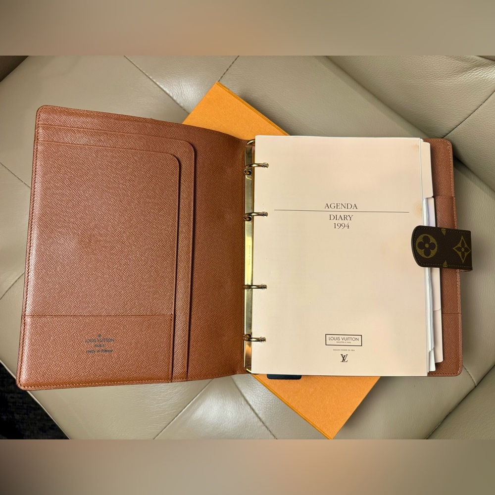 Sold x x x Louis Vuitton Large Ring Agenda cover Vintage monogram - Picture 5 of 14